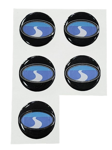 S2-29100-1002 0-0000, HAINES LOGO STICKER STEERING WHEEL