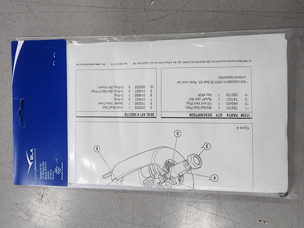 293742,BLA, SEAL KIT HELM, 1.7+2+2.4 HS5176