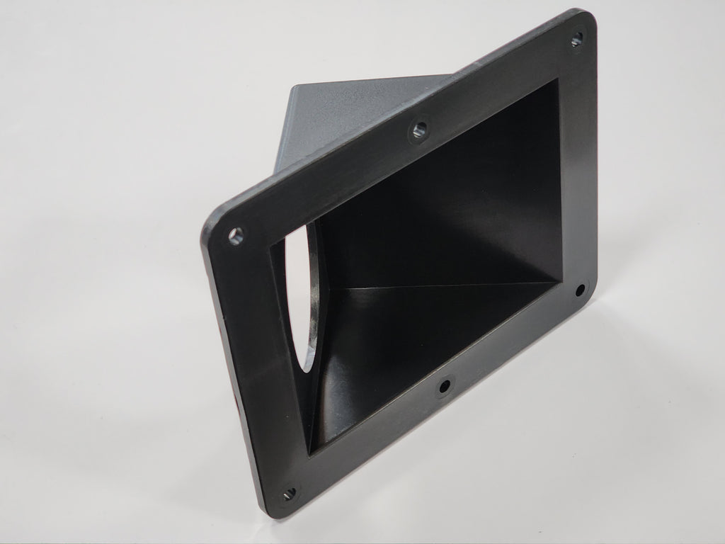 192530, Flange Rigging, Recessed-Black Plastic