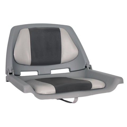 Oceansouth Folding Boat Seat - Fisherman Grey/Charcoal, MA702-23