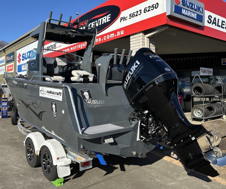 2024 Makocraft 591 Island Cab Hard Top package