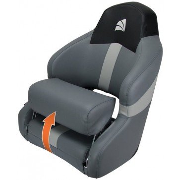 293707, Seat Relaxn Deluxe Reef light grey, dark grey & black carbon