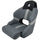 293707, Seat Relaxn Deluxe Reef light grey, dark grey & black carbon