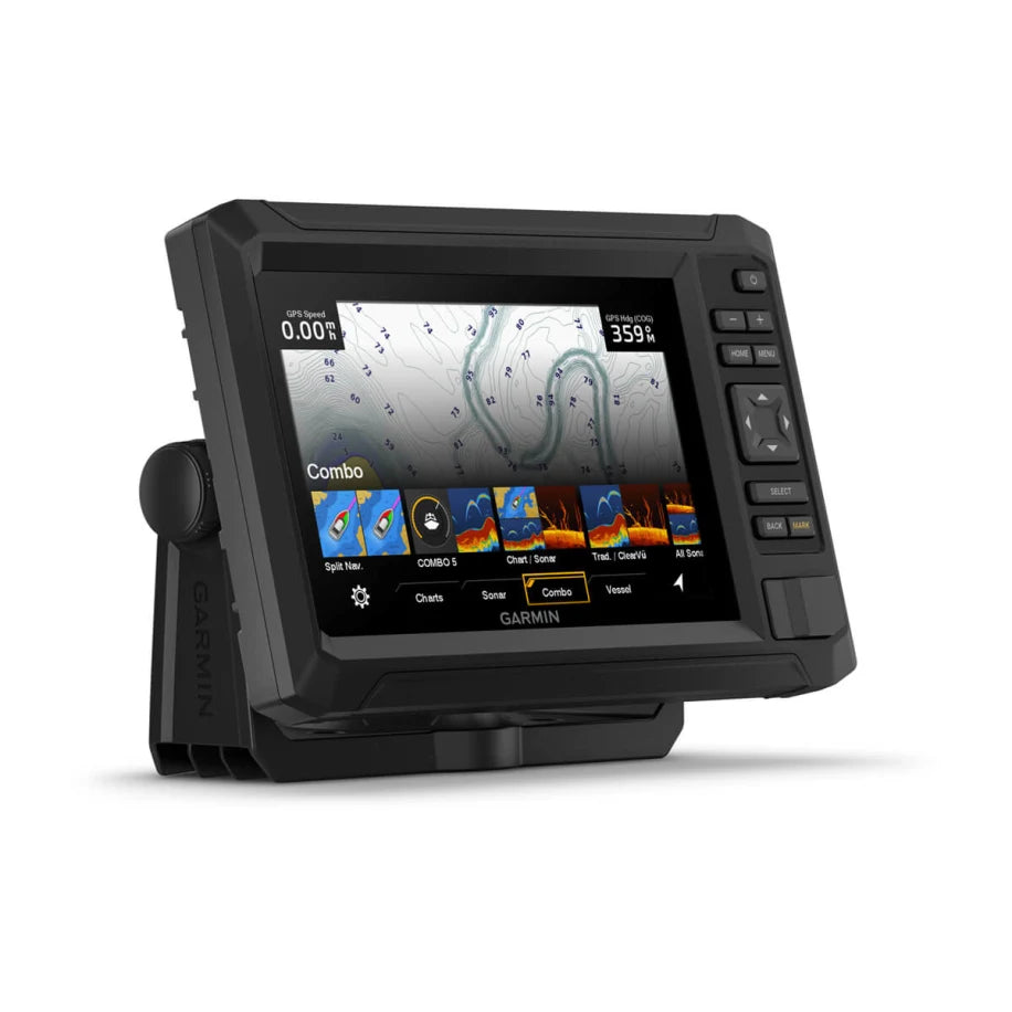ECHOMAP™ UHD2 7" Chartplotter 75cv With GT20-TM Transducer 010-02596-70