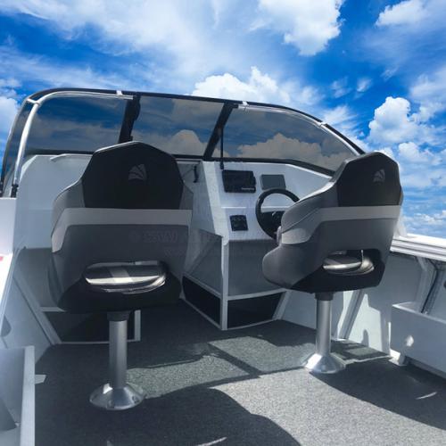 293707, Seat Relaxn Deluxe Reef light grey, dark grey & black carbon