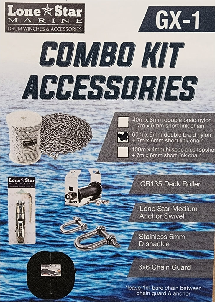 LoneStar GX-1 Combo Anchor Winch