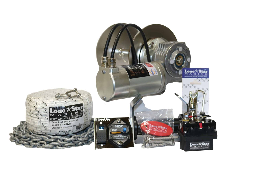 LoneStar GX-1 Combo Anchor Winch