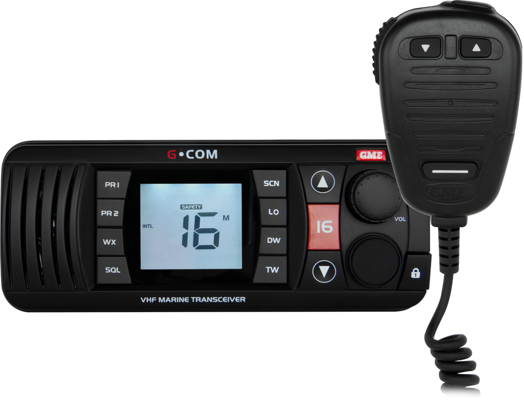 GME GX700B VHF Marine Radio - Black