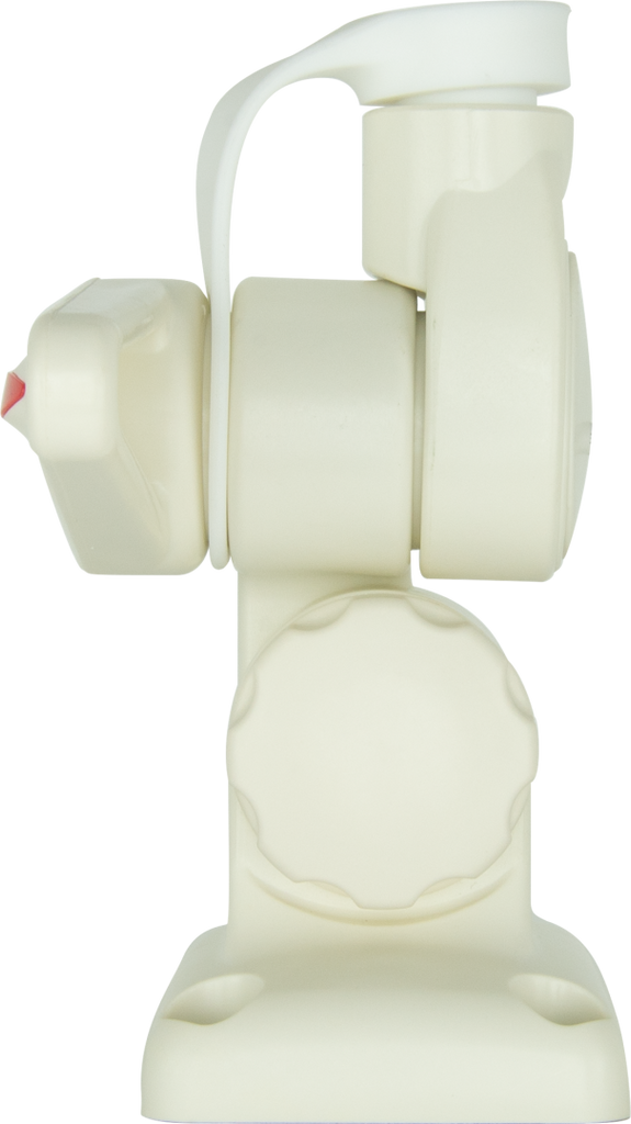 GME ABL012 Double Swivel Rectangular Antenna Base - Suit AW36XX Whips - WHITE