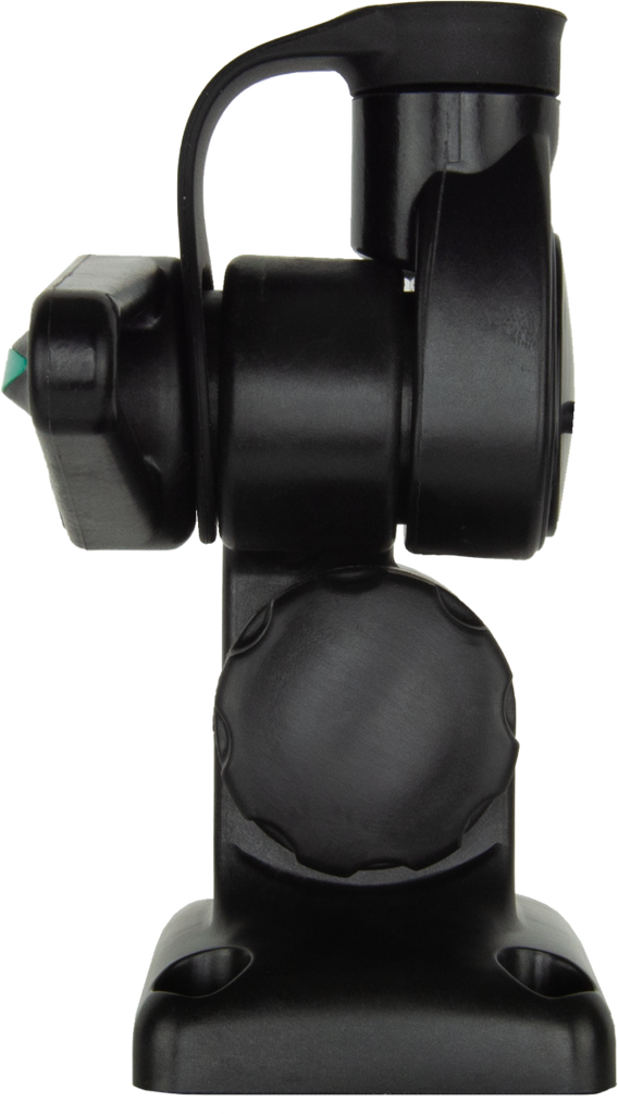 GME ABL012B Double Swivel Rectangular Antenna Base - Suit AW36XX Whips - BLACK