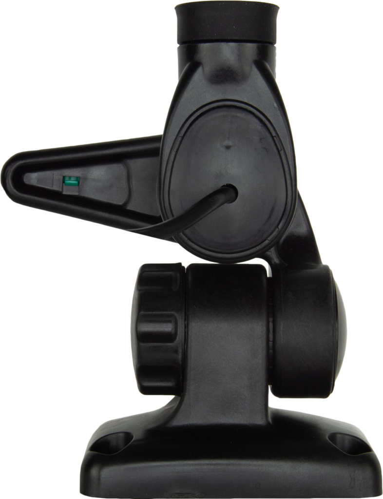 GME ABL012B Double Swivel Rectangular Antenna Base - Suit AW36XX Whips - BLACK