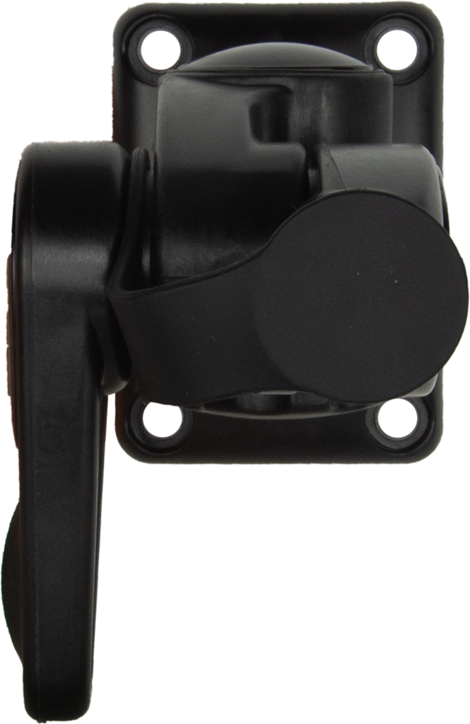 GME ABL012B Double Swivel Rectangular Antenna Base - Suit AW36XX Whips - BLACK