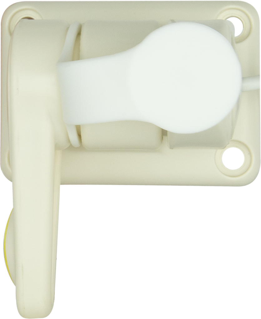 GME ABL013 Single Swivel Rectangular Antenna Base - Suit AW36XX Whips - WHITE