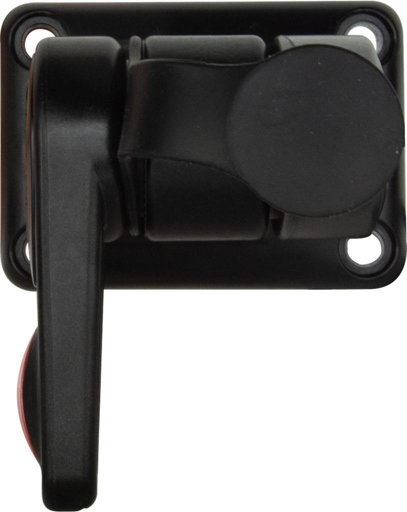 GME ABL013B Single Swivel Rectangular Antenna Base - Suit AW36XX Whips - BLACK