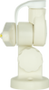 GME ABL014 Double Swivel Round Antenna Base - Suit AW36XX Whips - WHITE