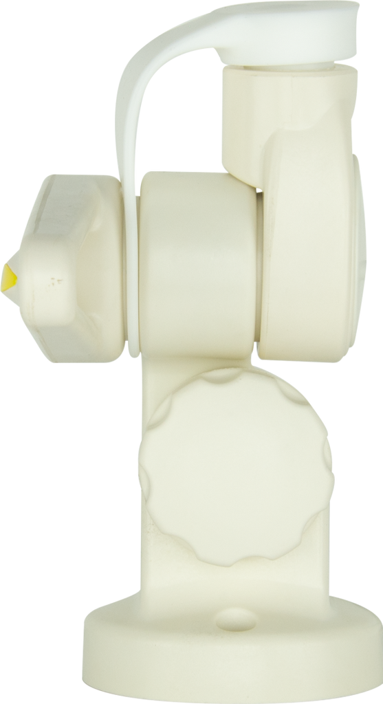GME ABL014 Double Swivel Round Antenna Base - Suit AW36XX Whips - WHITE