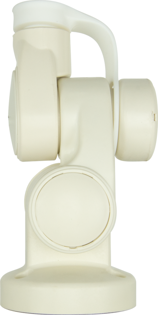 GME ABL014 Double Swivel Round Antenna Base - Suit AW36XX Whips - WHITE