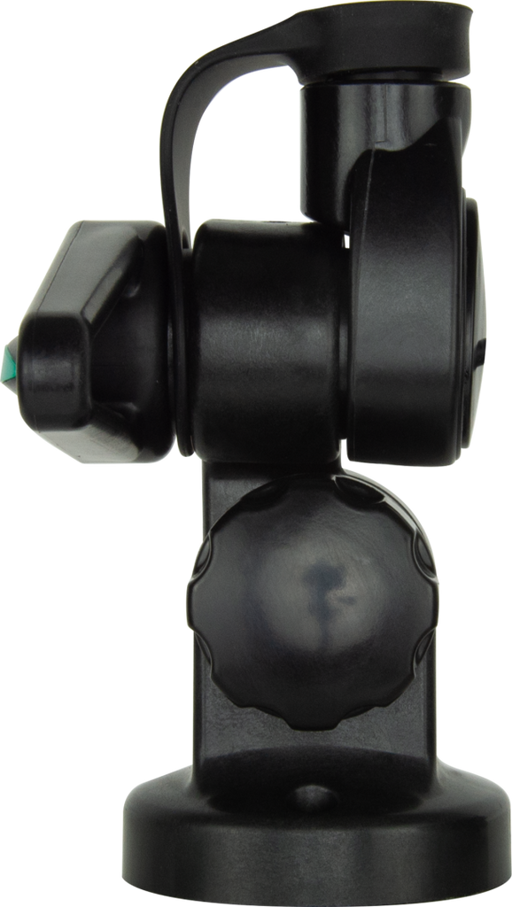 GME ABL014B Double Swivel Round Antenna Base - Suit AW36XX Whips - BLACK