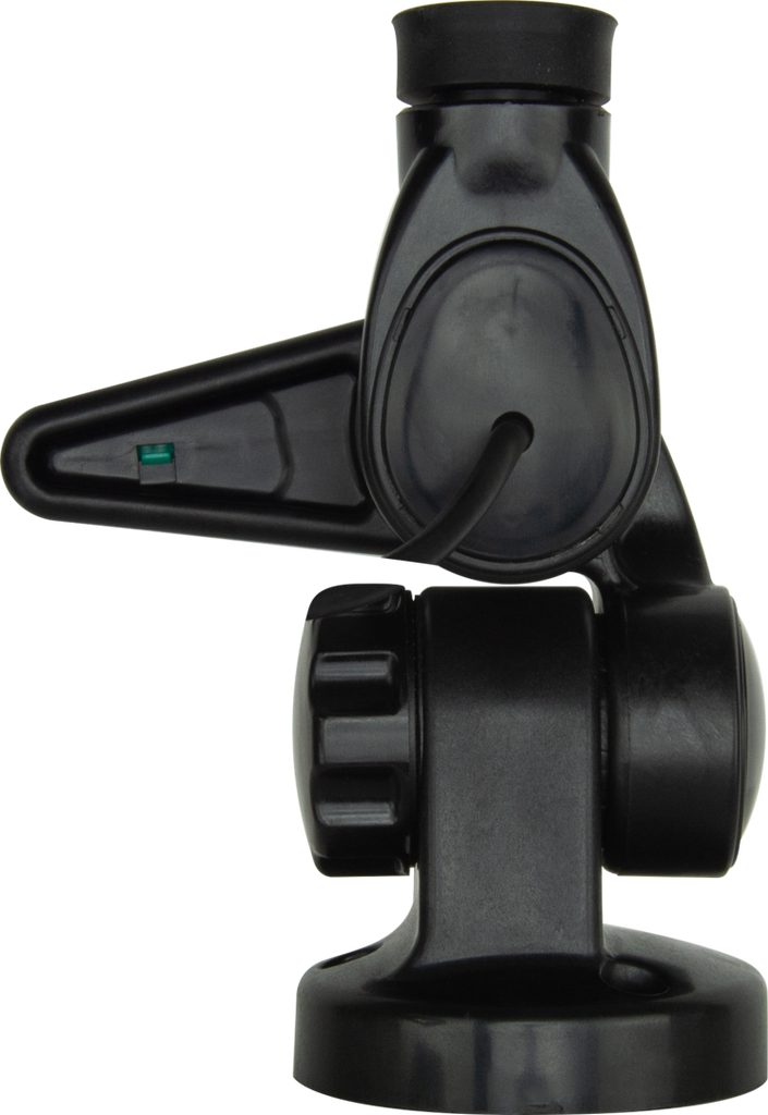 GME ABL014B Double Swivel Round Antenna Base - Suit AW36XX Whips - BLACK