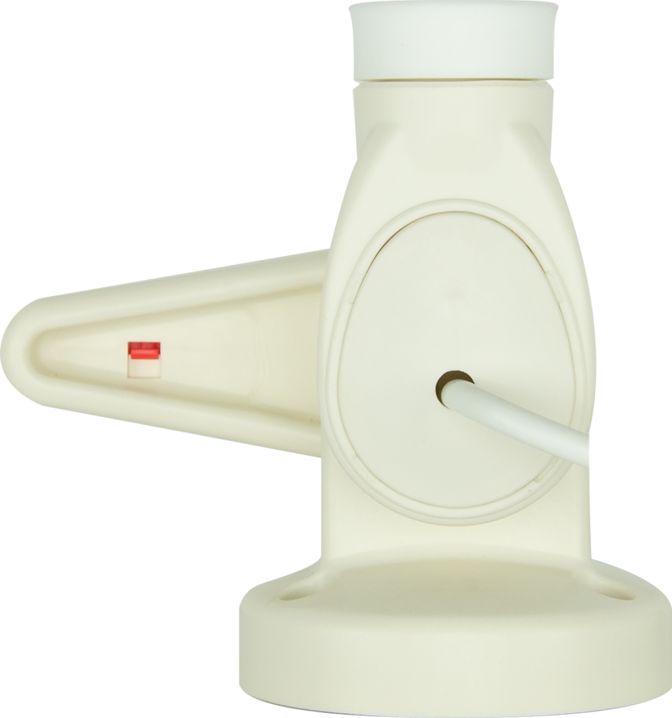 GME ABL015 Single Swivel Round Antenna Base - Suit AW36XX Whips - WHITE