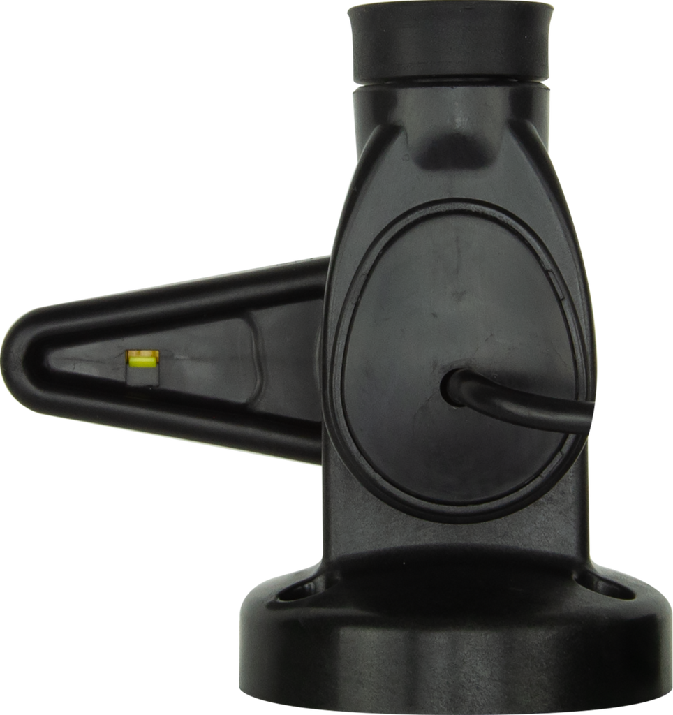 GME ABL015B Single Swivel Round Antenna Base - Suit AW36XX Whips - BLACK