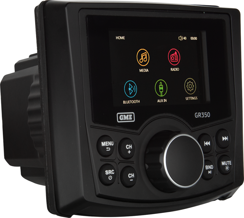 GME GR350BTB Bluetooth AM/FM Stereo - Black