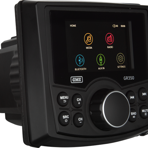 GME GR350BTB Bluetooth AM/FM Stereo - Black