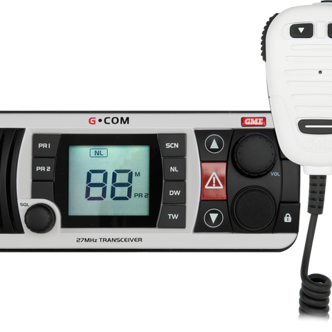GME GX400W - 27mhz Fixed Mount Marine Radio - White