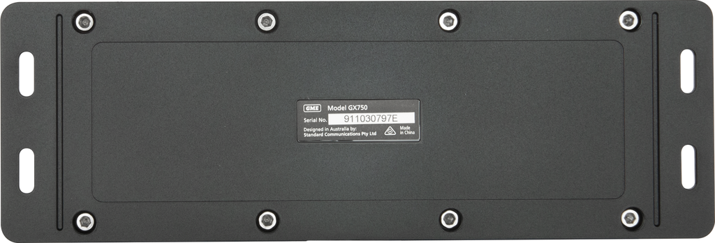 GME GX750B Black Box VHF Marine Radio - Black