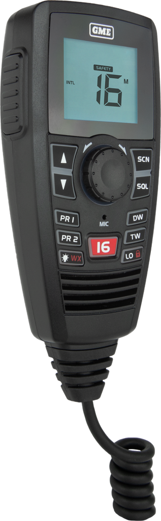 GME GX750B Black Box VHF Marine Radio - Black