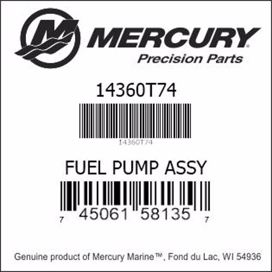14360T74, Mercury/Quicksilver, Fuel Pump (boxed)