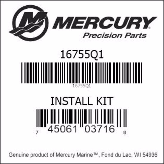 16755Q 1, Mercury/Quicksilver, Installation Kit-Bravo