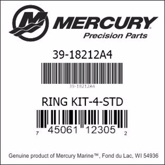 39-18212A 4, Mercury/Quicksilver Ring Kit-4-STD