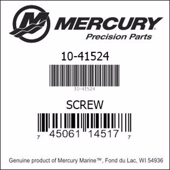 10-41524, Mercury, Screw