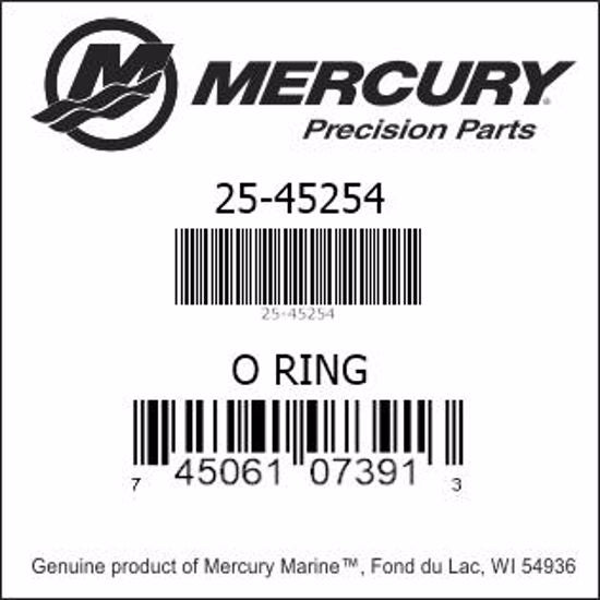 25-45254, Mercury/Quicksilver, O-Ring