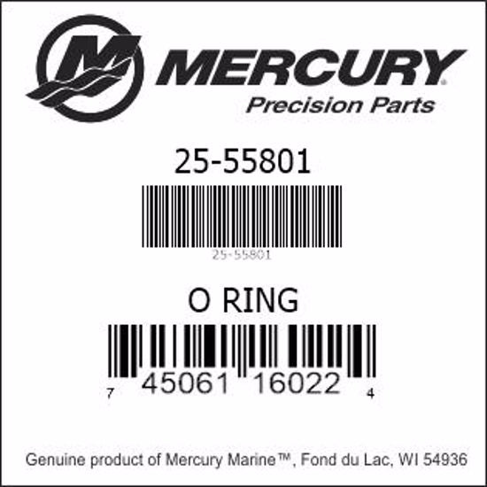 25-55801, Mercury/Quicksilver, O-RING