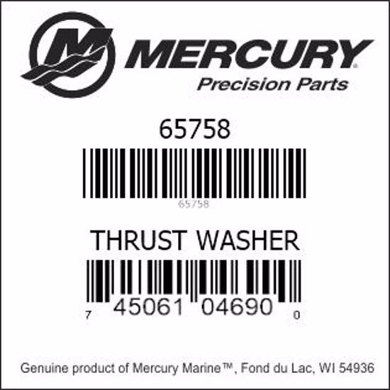 65758, Mercury/Quicksilver, Thrust Washer