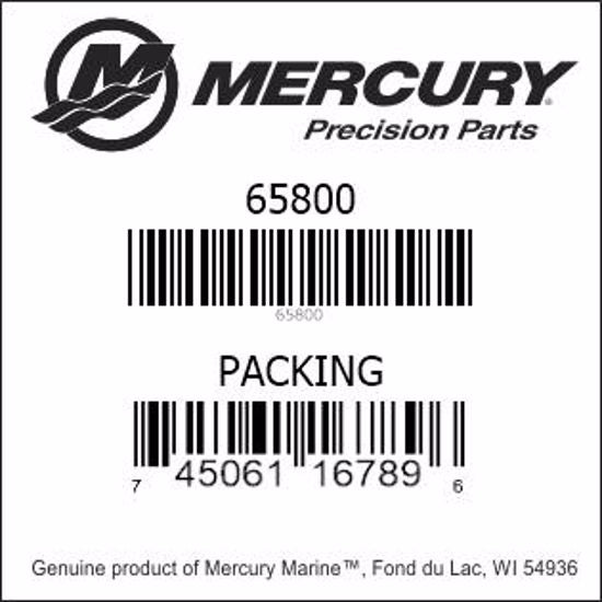 65800, Mercury/Quicksilver, Packing