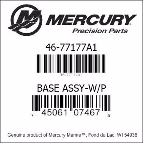 46-77177A1, Mercury, Base Assembly-Water Pump