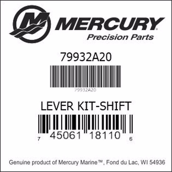 79932A20, Mercury, Shift Lever Kit