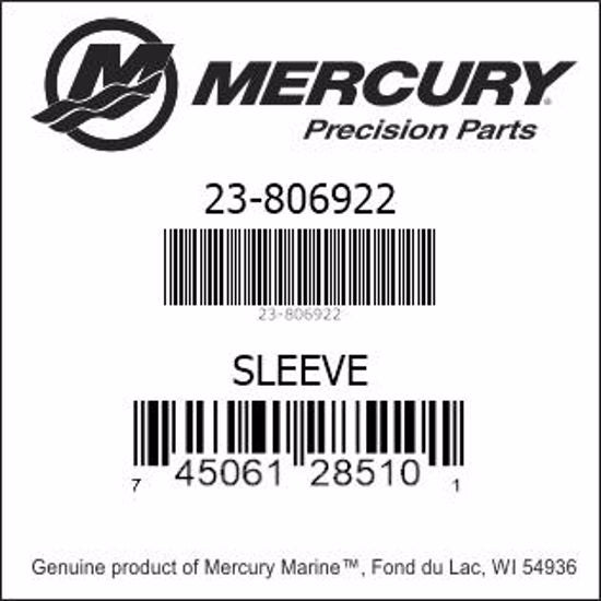 23-806922, Mercury/Quicksilver, Sleeve