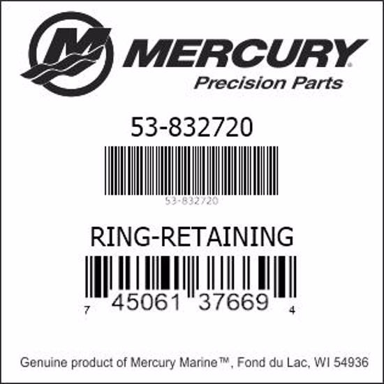 53-832720, Mercury/Quicksilver, Ring-Retaining