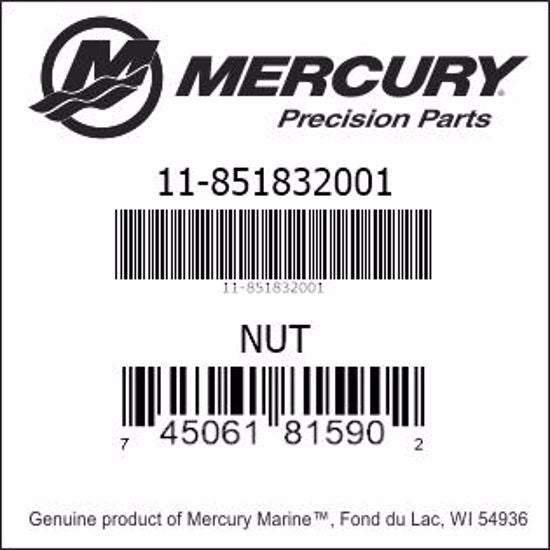 11-851832001, Mercury, Nut