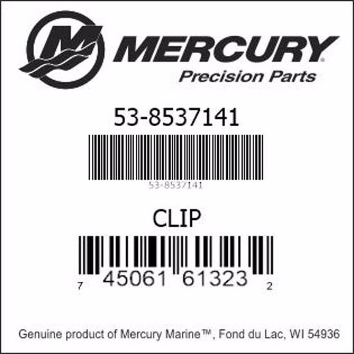 53-853714 1, Mercury, C Clip
