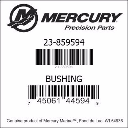 23-859594, Mercury/Quicksilver, Bushing