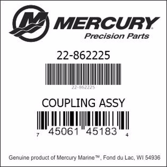 22-862225, Mercury/Quicksilver, Coupling Assembly