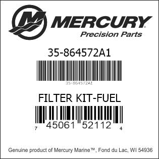 35-864572A1, Mercury, Filter Kit-Fuel