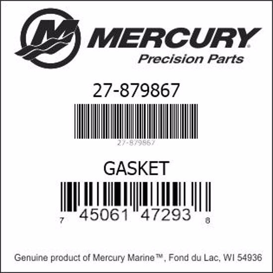 27-879867, Mercury/Quicksilver, Gasket