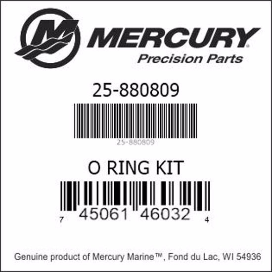 25-880809,Mercury/Quicksilver, O-Ring Kit