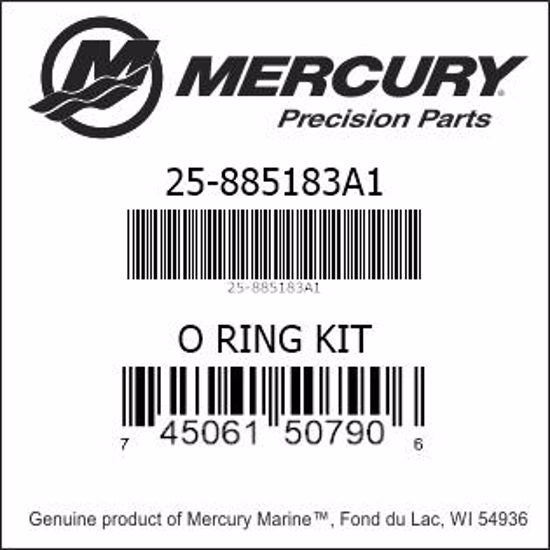 25-885183A 1, Mercury/Quicksilver, O-Ring Kit